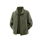 Men's Lightweight Field Utility Jacket with Mesh Lining, Stand-Up Collar and Zipper Pockets Fashion Glam