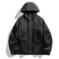 Men's Technical Utility Hoodie with Multifunctional Pockets Fashion Glam