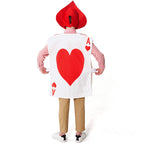 Men's costume as playing card with heart motif Fashion Glam