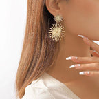 Women's Hanging Earrings in Modern Radiant Design Fashion Glam