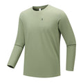 Men's multifunctional long-sleeve tech shirt with chest zip pocket Fashion Glam