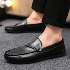 Men's loafers with hand-stitched upper material and lightweight comfort Fashion Glam