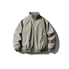 Unisex Boxy short padded transitional jacket with high stand collar and elastic hem Fashion Glam
