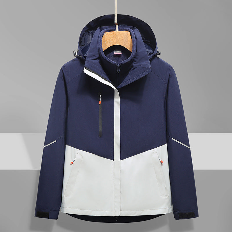 Men's Softshell Outdoor Jacket with Hood, windproof and waterproof Fashion Glam