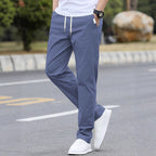 Men's sporty leisure pants with elastic waistband and modern side pockets Fashion Glam