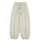 Unisex balloon pants with drawstring, elastic cuffs and relaxed fit Fashion Glam