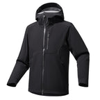 Men's Technical Softshell Hoodie Jacket with Hood, windproof membrane and ergonomic fit Fashion Glam