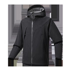 Men's Lightweight Softshell Hoodie Jacket with Windproof Breathable Membrane and Ergonomic Cut Fashion Glam
