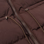 Ladies Quilted Hooded Down Jacket with Waist Adjustment and Wide Oversize Cut Fashion Glam