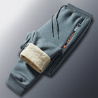 Men's Winter Fleece Jogging Pants with Teddy Lining, Elastic Waistband and Zipper Pockets Fashion Glam