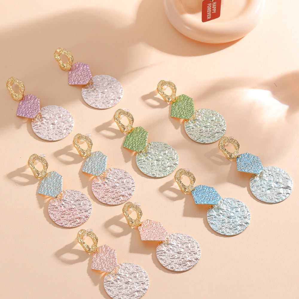 Women's Hanging Earrings with Modern Geometric Design Fashion Glam
