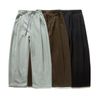 Unisex Wide Jogging Pants with Pleats, Elastic Drawstring and Side Pockets Fashion Glam