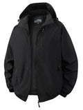 Men's Ultralight All-Weather Outdoor Jacket with Hood Breathable Mesh Lining and Zippered Pockets Fashion Glam