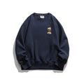 Unisex Oversize Sweatshirt with raglan sleeves and mountain patch Fashion Glam