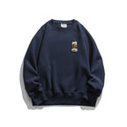 Unisex Oversize Sweatshirt with raglan sleeves and mountain patch Fashion Glam