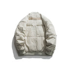 Unisex Boxy padded bomber jacket with ribbed cuffs and boxy silhouette Fashion Glam
