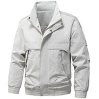 Men's technical hooded softshell jacket with adjustable hood and utility pockets Fashion Glam