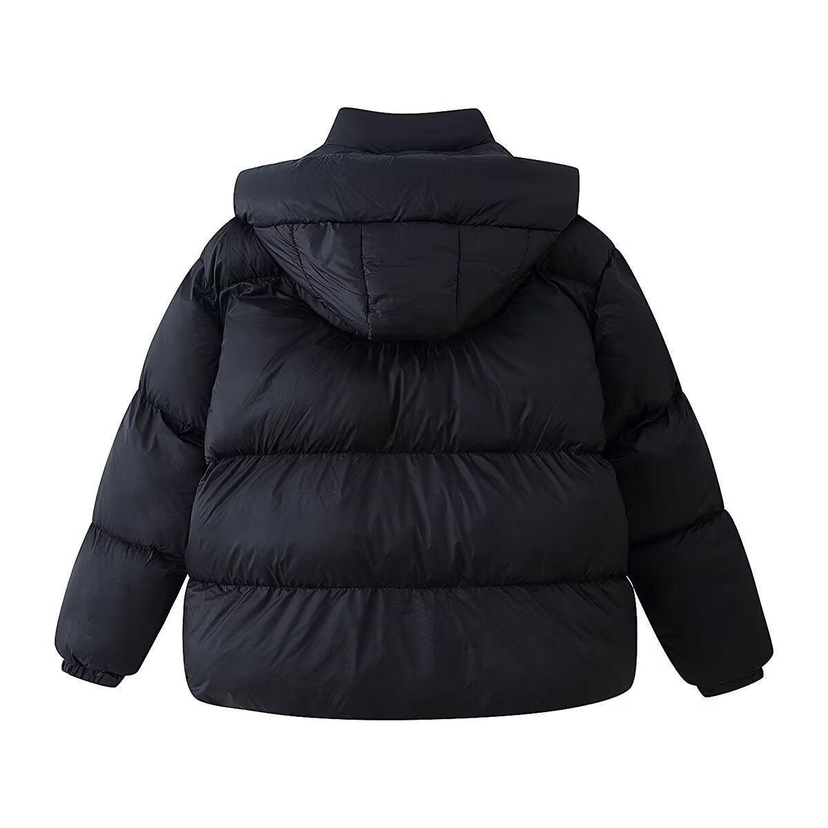 Women Oversized Quilted Winter Jacket with Extra Large Hood and Pockets Fashion Glam