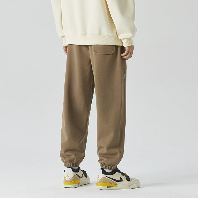 Men's Relaxed Jogger with Elastic Waistband and Removable Teddy Lining Fashion Glam