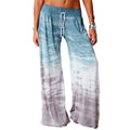 Ladies wide batik pants with drawstring, pleats, and side pockets Fashion Glam