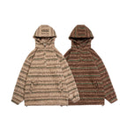 Unisex knit hoodie in oversized cut with half zipper Fashion Glam
