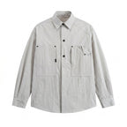 Unisex Boxy Overshirt with large patch pockets and shirt collar Fashion Glam