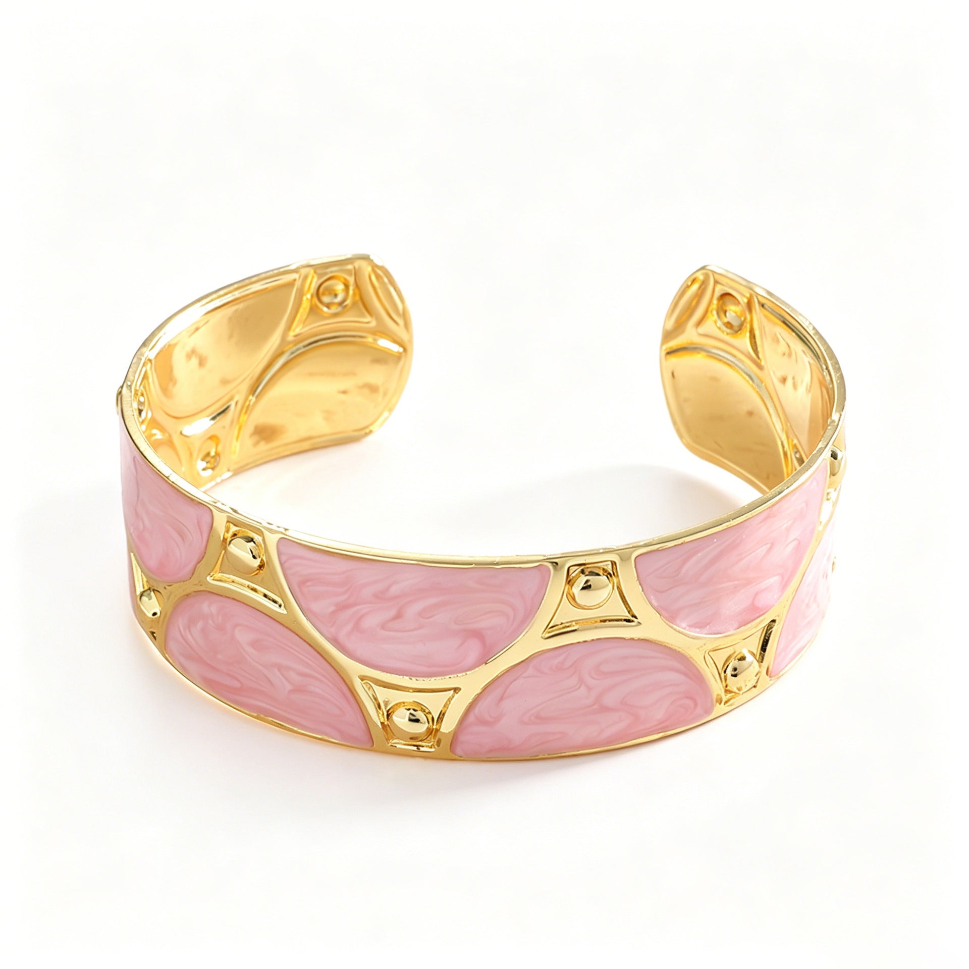 Women's cuff bracelet with artistic design Fashion Glam