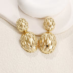 Women's earrings in artistic, structured design Fashion Glam