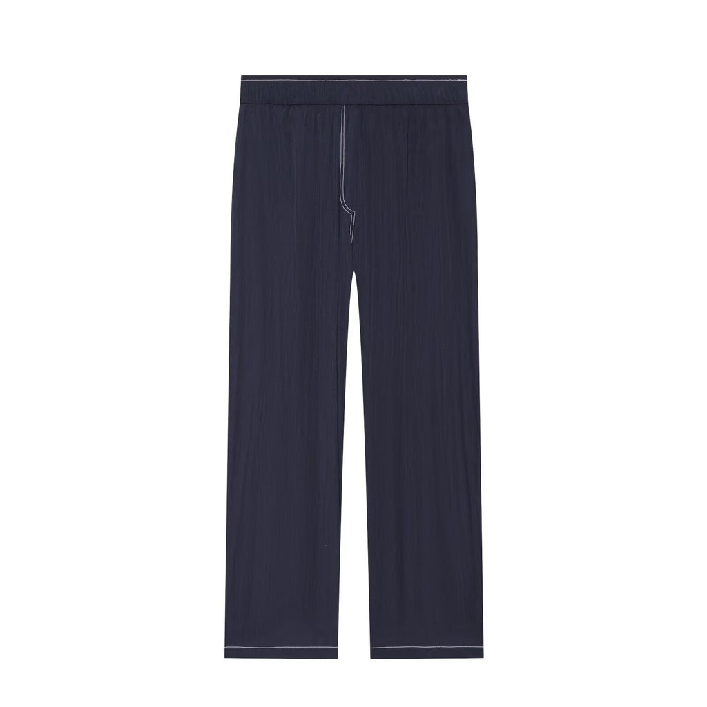 Women's Relax Lounge Pants made of Crêpe Viscose with Wide Leg and Elastic Waist Fashion Glam