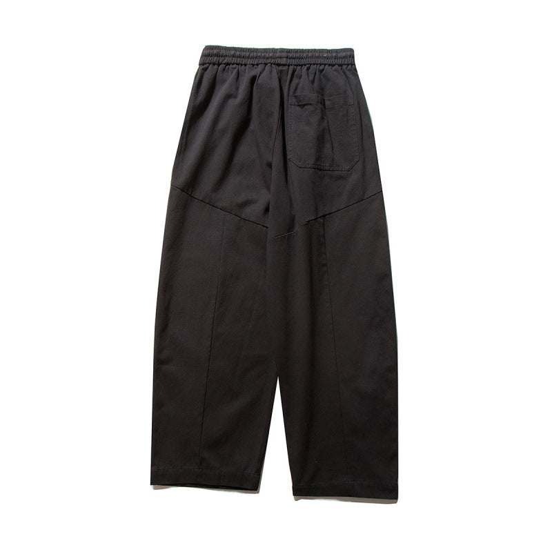 Unisex Wide Culotte Pants with Elastic Waistband and Drawstring Fashion Glam