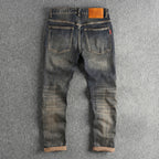 Men's Slim-Fit Jeans with Casual Used-Look Fashion Glam