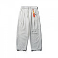 Unisex locker cut cropped leisure pants with elastic waistband, drawstring, and carabiner detail Fashion Glam