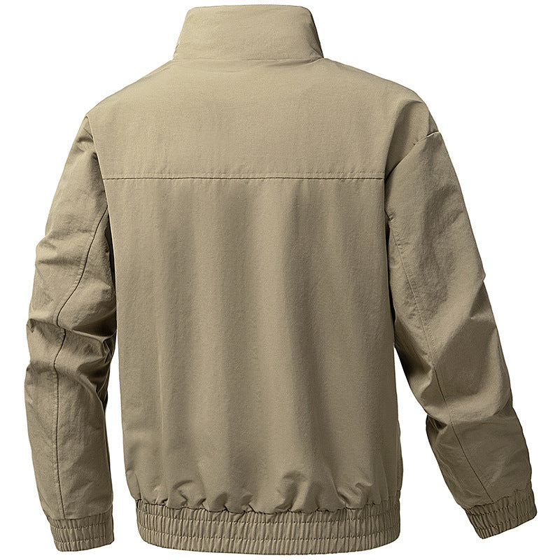 Men's technical hooded softshell jacket with adjustable hood and utility pockets Fashion Glam