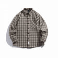 Unisex Boxy Checkered Overshirt made of soft Flannel with patch breast pocket Fashion Glam