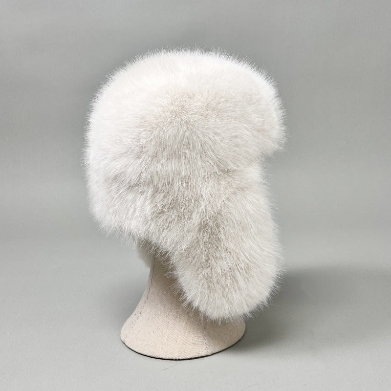 Ladies Luxurious Faux Fur Ushanka with Ear Flaps and Warming Lining Fashion Glam