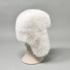 Ladies Luxurious Faux Fur Ushanka with Ear Flaps and Warming Lining Fashion Glam