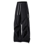 Men's Baggy Cargo Pants with Elastic Waistband, Multifunctional Pockets, and Adjustable Hem Fashion Glam