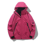 Women water-repellent softshell functional jacket with adjustable hood, windproof membrane and diagonal zip pockets Fashion Glam