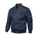 Men's bomber jacket in utility style with wind-resistant shell, multiple pockets and ribbed cuffs Fashion Glam