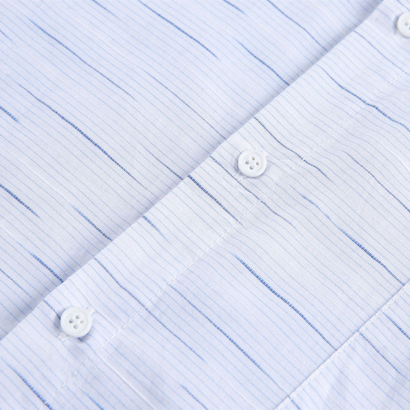 Unisex Loose Overshirt Shirt made of cotton blend with chest pocket and continuous button placket Fashion Glam
