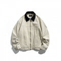 Unisex Short-cut Overshirt Jacket with Cord Collar, Chest Pocket and Precise Seam Details Fashion Glam