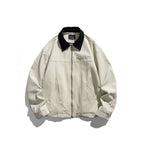 Unisex Short-cut Overshirt Jacket with Cord Collar, Chest Pocket and Precise Seam Details Fashion Glam