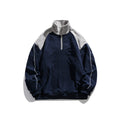 Unisex Oversize-Fleece-Halfzip-Pullover with high collar and raglan sleeves Fashion Glam