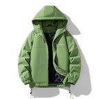 Men's water-repellent padded hooded jacket with thermos quilted lining Fashion Glam