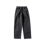 Men's Wide Straight-Leg Cotton Pants with Elastic Tunnel Drawstring and Decorative Side Seams Fashion Glam