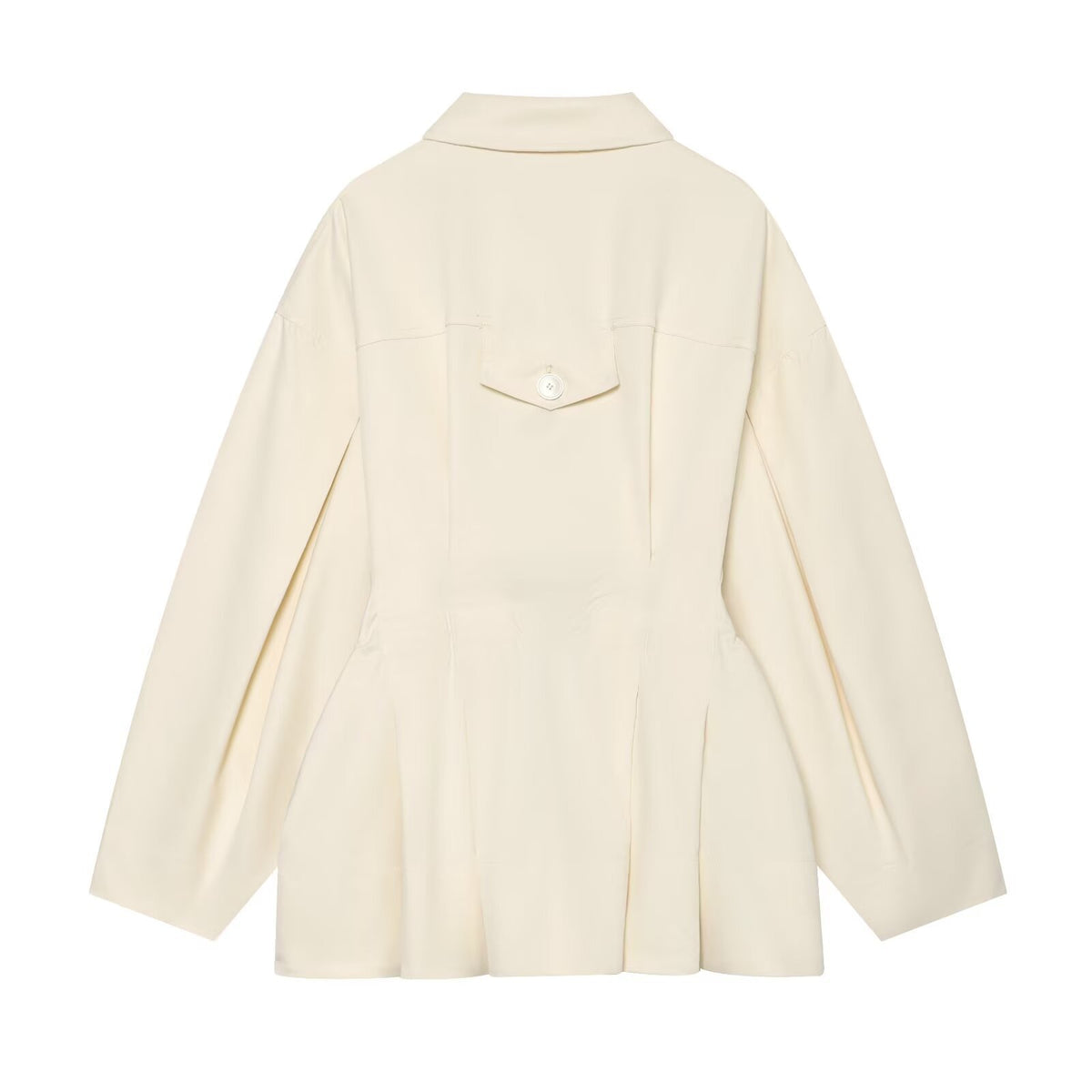 Women's Boxy Short Jacket in Utility Look with Oversized Flap Pockets Fashion Glam