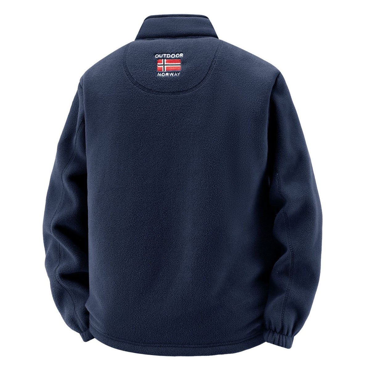 Men's thermal fleece jacket with teddy inner lining and stand-up collar Fashion Glam
