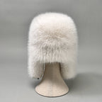 Ladies Luxurious Faux Fur Ushanka with Ear Flaps and Warming Lining Fashion Glam