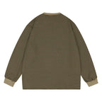Unisex Wide Striped Long Sleeve in Oversized Cut with Ribbed Cuffs Fashion Glam