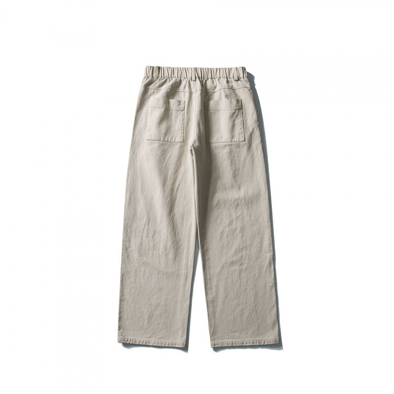 Women Wide-Leg Denim Pants made of durable denim with elastic waistband Fashion Glam